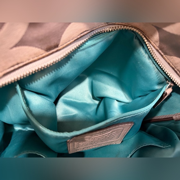 Coach Signature Shoulder Tote Bag - Picture 9 of 16